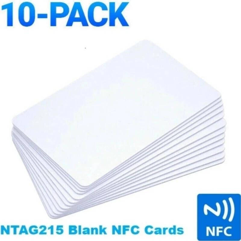  NFC    PVC ± ±, TagMo RFID ȭ  ڵȭ Ű, 504 Ʈ ī, NTAG215, 13.56MHz, 10 